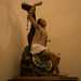 Vicino allingresso si trova una statua di San Sebastiano rinvenuta dietro una parete laterale della chiesa durante i lavori